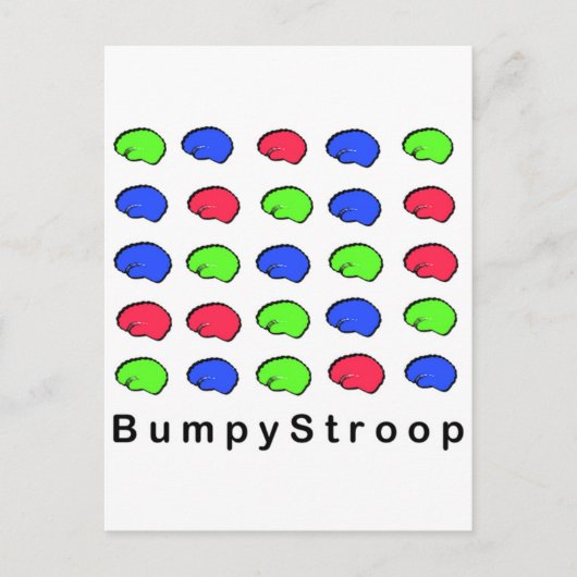 Bumpy Stroop Briefkaart (Voorkant)