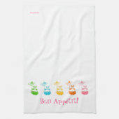 Bun Appétit bunny towel Theedoek (Verticaal)