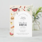 Bun au four Baby shower BabyQ Invitation (Debout devant)