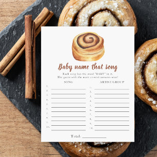 Bun baby shower - Noem dat liedje spel