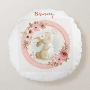 Bun Bun Liefde: Ronde Bunny Kussen
