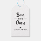 Bun dans l'étiquette four, étiquette cadeau Baby s (Devant)