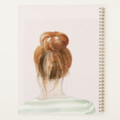 Bun de noeud à cheveux rouges (Dos)