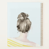 Bun de noeud de cheveux Brown (Dos)