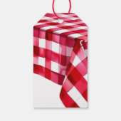 Bun in de oven BBQ Burger op Grill Baby shower Cadeaulabel (Achterkant)