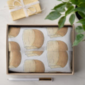 Bun in de Oven Brood Dinner Rolls Baby shower Tissuepapier (Geschenk)