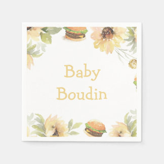 Bun in de oven Burgers op de grill servet