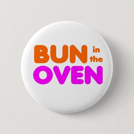 Bun in de Oven-Button Ronde Button 5,7 Cm (Voorkant)