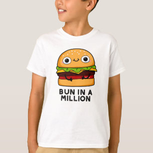 Bun in een miljoen Funny Burger Pun T-shirt