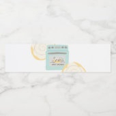 Bun in het Oven Baby shower Waterfles Etiket (Enkel label)