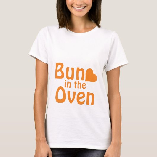 Bun in het Oven-Sinaasappel T-shirt (Voorkant)