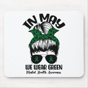 BUN In mei Draag we Green Mental Health Awareness Muismat