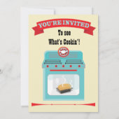 "Bun in the four" Invitations de douche bébé (Dos)