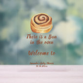 Bun in the oven Baby Shower Welcome (Neutre)