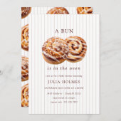 Bun in the Oven Fall Baby Shower Kaart (Voorkant / Achterkant)