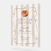 Bun in the Oven Theme Baby Shower Welcome (Angle)