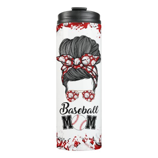 Bun Red Travel Tumbler Thermosbeker (Voorkant)