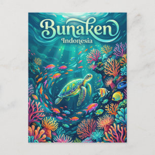 Bunaken Marine Park Indonesië Briefkaart