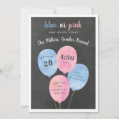 Bunch Balloon | Invitation de la partie de révélat (Devant)