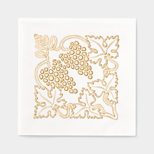 Bunch de raisins feuillus rustique (Recto)