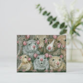 Bunch de Rats à Rattie Reunion Carte postale (Debout devant)