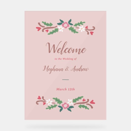 Bunch floral romantique rustique (Recto)