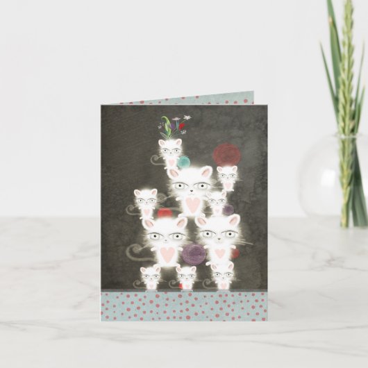 Bunch of cats kaart grappig Sympathie mooie groete (Voorkant)