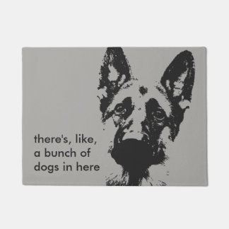 Bunch of German Shepherd Dogs Doormat Deurmat
