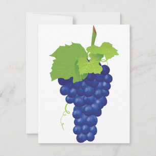 Bunch of Grapes Invitations Kaart
