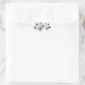Bunch of White Daisies Ronde Sticker (Tas)