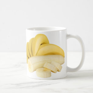 Bunch van bananen koffiemok