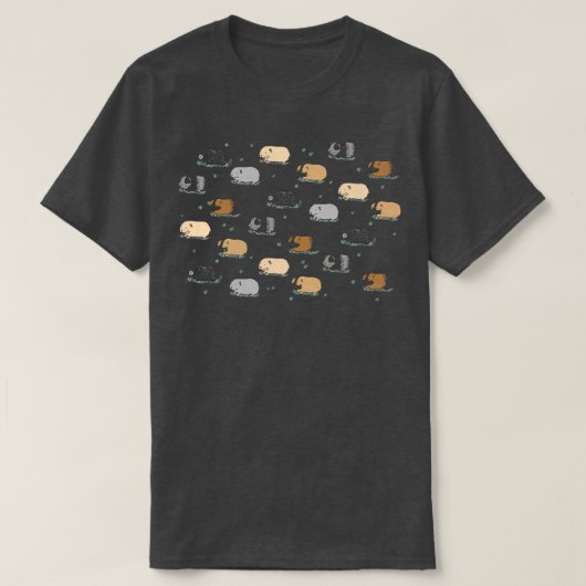 Bunch van cavia's t-shirt (Design voorkant)