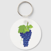 Bunch van druiven Sleutelhanger (Achterkant)