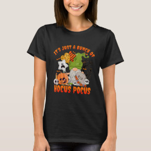 Bunch van Hocus Pocus Pumpkin Gnome Bats Scary T-shirt