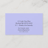 Bunch van Lilacs c1875 Visitekaartje (Achterkant)