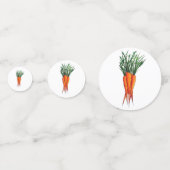 Bunch van Sinaasappel vegetable Veggie Garden Confetti (Achterkanten)