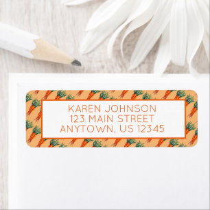 Bunch van Sinaasappel vegetable Veggie Garden Etiket