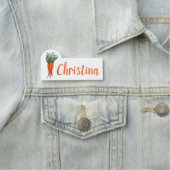 Bunch van Sinaasappel vegetable Veggie Garden Naamplaatje (In situ)