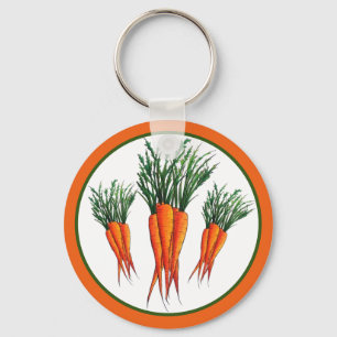 Bunch van Sinaasappel vegetable Veggie Garden Sleutelhanger