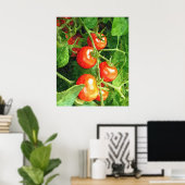 Bunch van tomaten poster (Thuiskantoor)