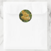Bunch van Yellow Garden Rozen Ronde Sticker (Tas)