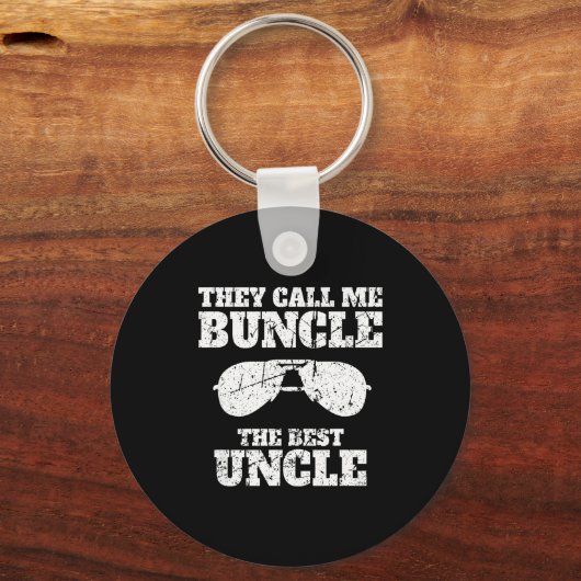 Buncle - They Call Me Buncle - The Uncle Funny  Sleutelhanger (Voorkant)