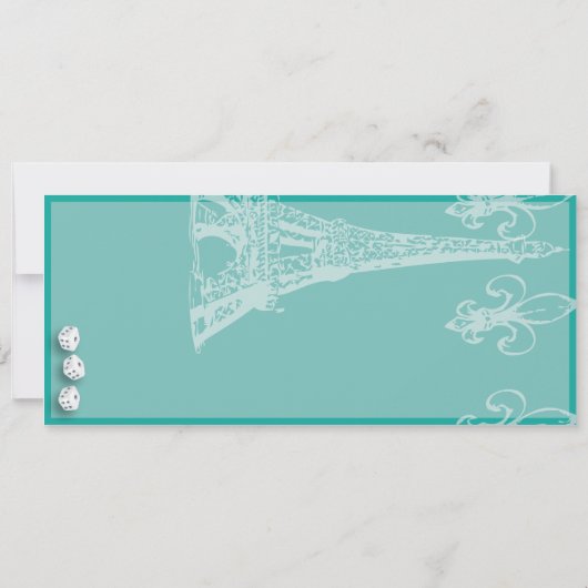 Bunco À Paris Invitation De Artinspashed (Dos)