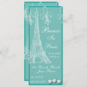 Bunco À Paris Invitation De Artinspashed (Devant / Derrière)