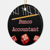 Bunco Accountant Ornament (Links)