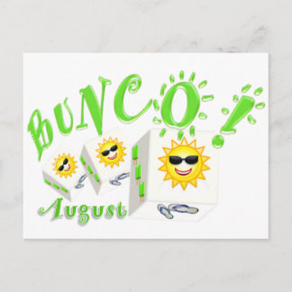 Bunco August Briefkaart