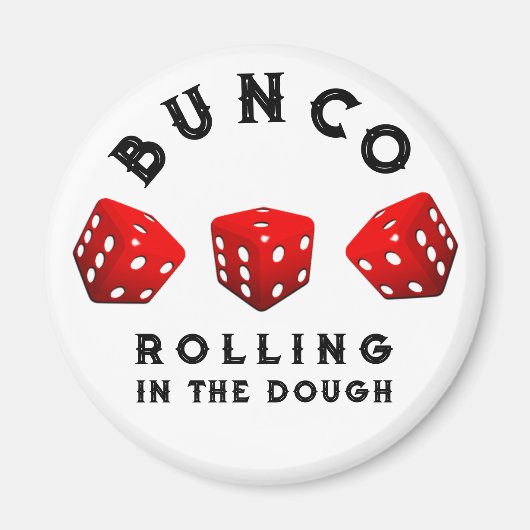 Bunco-avond Magneet (Voorkant)