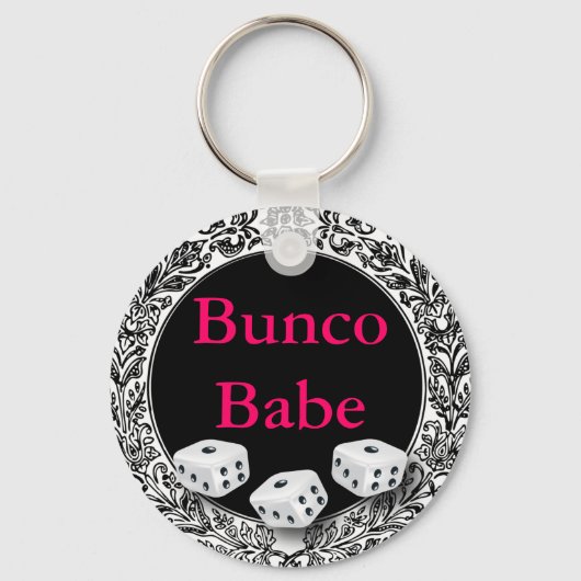 Bunco Babe  design Sleutelhanger (Voorkant)
