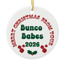 Bunco Babe Jaarlijks Ornament