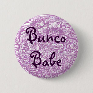 Bunco Babe met ventilatorButton Ronde Button 5,7 Cm